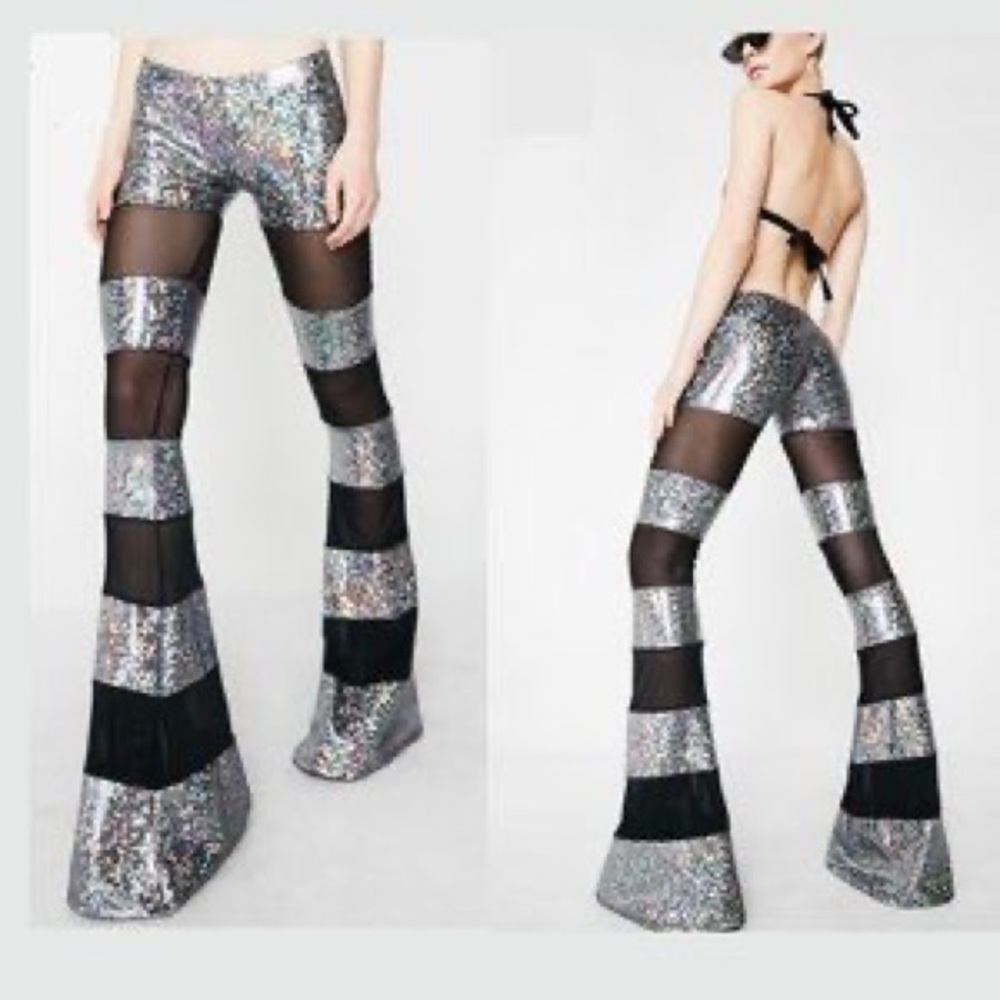 Baddie Mesh Bell Bottoms